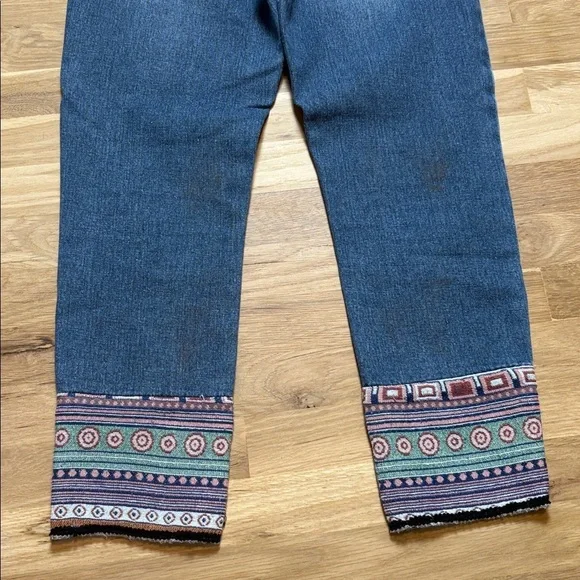 Hayden LA Classic Blue Denim Cropped Skinny Jeans Darling Hemline Women’s S - Picture 14 of 14